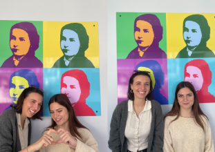 Lisa et Noémie à Sainte-Bernadette