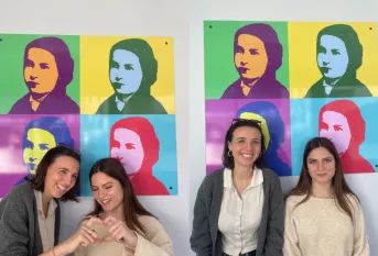 Lisa et Noémie à Sainte-Bernadette