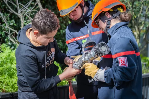 Jeunes sapeurs pompiers