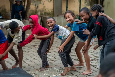 Association Graines de bitume -  Enfants accueillis au centre